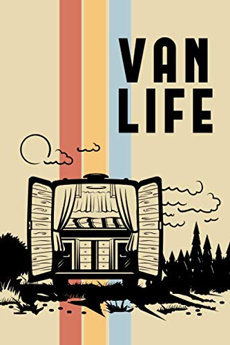 An example of premade travel journals that can be purchased. The cover says Van Life.
