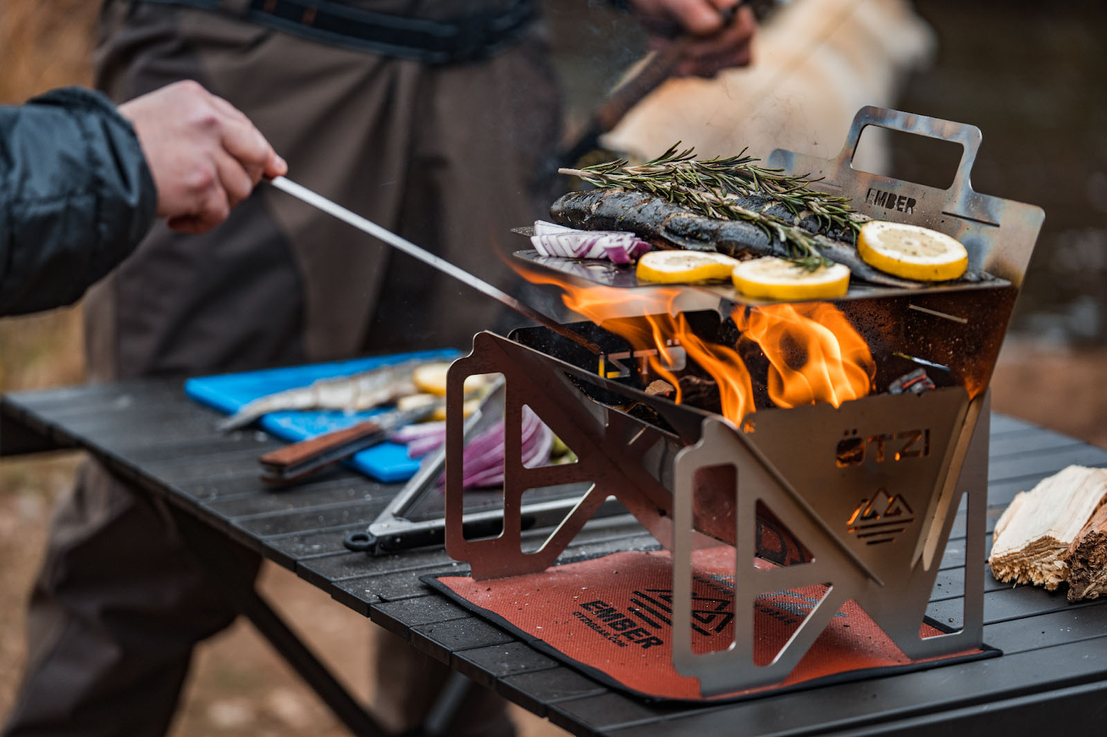 The The Otzi Flat Pack RV Grill
