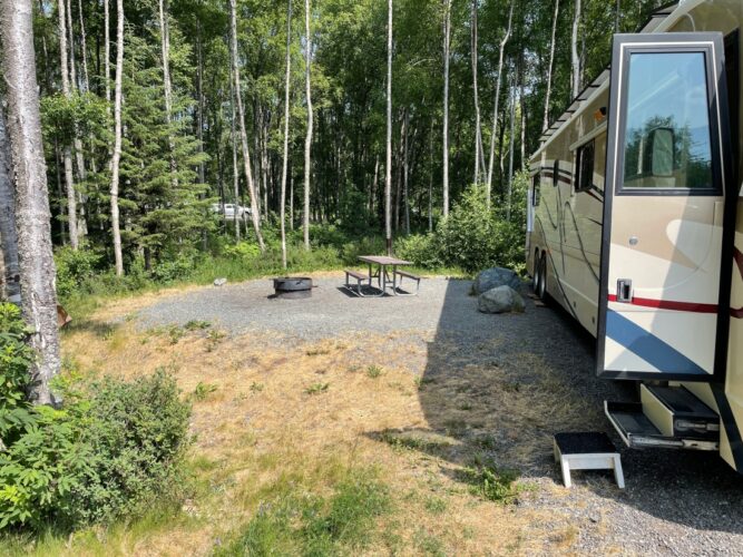 Bird Creek Campground in Anchorage. Photo courtesy of RVLife Campgrounds