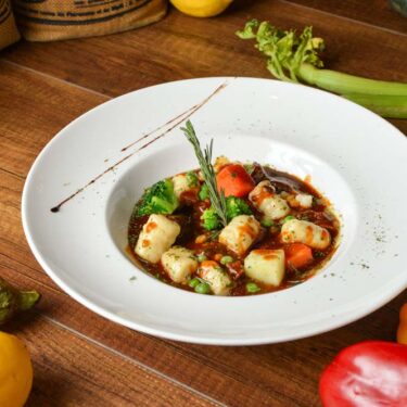 Beef, Vegetable and Gnocchi Stew