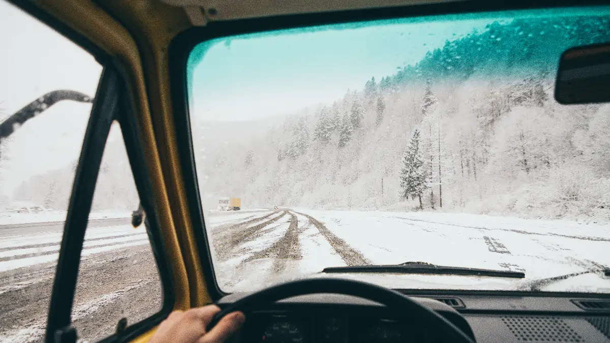 Driving a campervan in the winter